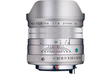 Pentax smc FA 31 mm 1.8 AL Limited Edition Silber [Foto: Pentax]