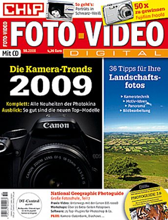 Bild CHIP Foto-Video digital, Ausgabe 10/2008 [Foto: CHIP Communications GmbH]
