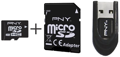 Bild PNY Mobility Pack mit 4 GB micro SD [Foto: PNY]