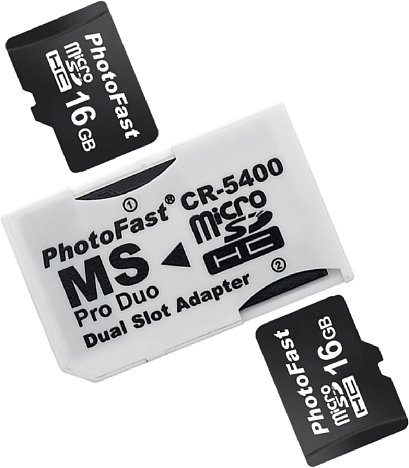 Bild Photo fast CR-5400 MS Pro Duo - Dual Slot Adapter [Foto: PhotoFast]