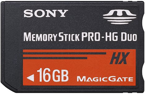 Bild Sony Memory Stick PRO-HG Duo HX 16 GB [Foto: Sony]