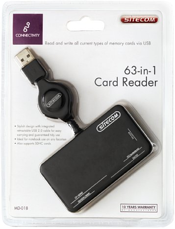 Bild Sitecom USB 2.0 63-in-1 Multi Memory Card Reader [Foto: Sitecom]