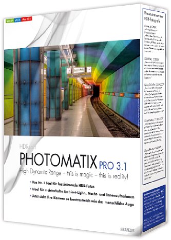 Bild Photomatix Pro 3.1 Box [Foto: Franzis Verlag]