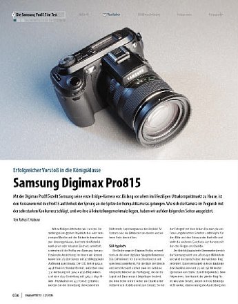 'Samsung Digimax Pro815' von DigitalPhoto [Foto: DigitalPhoto]