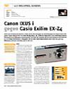 Canon Ixus i gegen Casio Exilim EX-Z4
