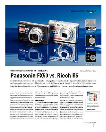 'Panasonic FX50 vs. Ricoh R5' von DigitalPhoto [Foto: DigitalPhoto]