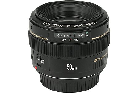 Objektiv Canon EF 50 mm 1.4 USM [Foto: Imaging One]