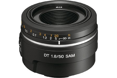 Sony DT 50 mm 1.8 SAM
(SAL-50F18) [Foto: Sony]