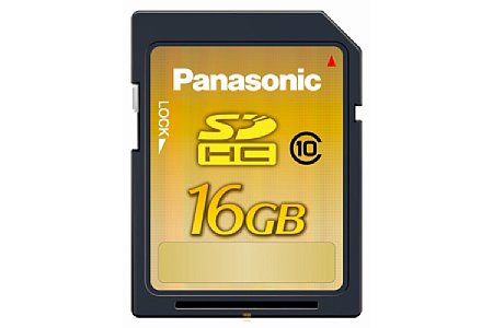 Panasonic SDHC Class 10 mit 4 GB, 8 GB, 16 GB und 32 GB [Foto: Panasonic]