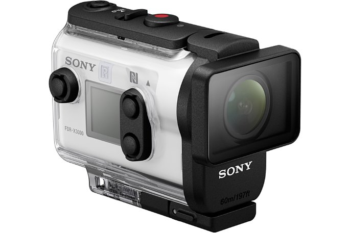 Bild Anders als bei den meisten Actioncams, ist bei der Sony FDR-X3000 auch im Tauchgehäuse die volle Bedienung gewährleistet. [Foto: Sony]
