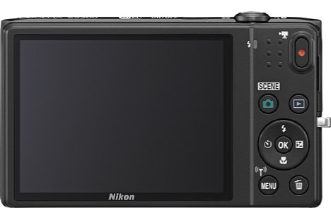Bild Der 7,5cm-Bildschirm der Nikon Coolpix S5300 löst 460.000 Bildpunkte auf. [Foto: Nikon]