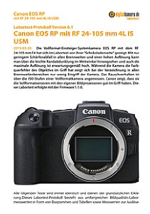Canon EOS RP mit RF 24-105 mm 4L IS USM Labortest, Seite 1 [Foto: MediaNord]