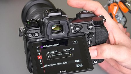 Manuel Quarta im Schulungs-Videos "Nikon Z-System im Detail", Kapitel "AF-Tracking Feineinstellungen für Video". [Foto: MediaNord]