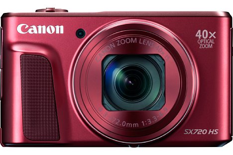 Bild In Schwarz sowie in Rot soll die Canon PowerShot SX720 HS ab April 2016 zu einem Preis von knapp 370 Euro erhältlich sein. [Foto: Canon]