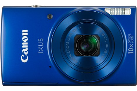 Bild ... in Blau im Januar 2016 in den handel kommen. 160 Euro gibt Canon als Preisempfehlung für die Ixus 180 an. [Foto: Canon]