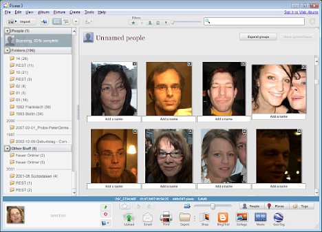 Bild Google Picasa 3.5 Gesichtserkennung [Foto: Google]