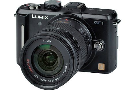 Bild Panasonic Lumix DMC-GF1 mit Lumix G Vario 14-45 mm F3.5-5.6 ASPH OIS [Foto: MediaNord]