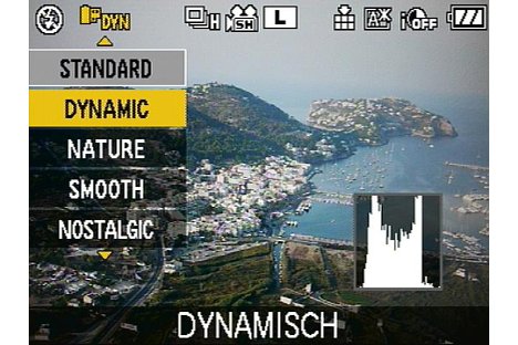 Bild Panasonic Lumix DMC-GF1 – Quick-Menü [Foto: MediaNord]