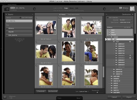 Bild Adobe Lightroom 3 Public Beta Importmodul [Foto: Adobe Systems]