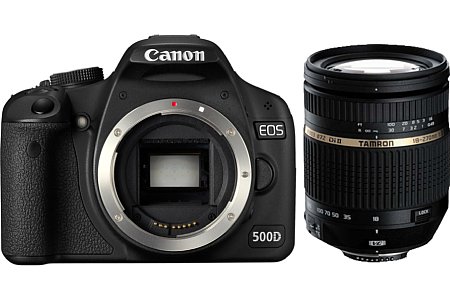 Canon EOS 500D mit Tamron 18-270 [Foto: Canon / Tamron]