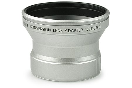 Vorsatzobjektiv-Adapter Canon LA-DC58D [Foto: Imaging One]