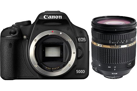 Canon EOS 500D mit Tamron 17-50 VC [Foto: Canon / Tamron]