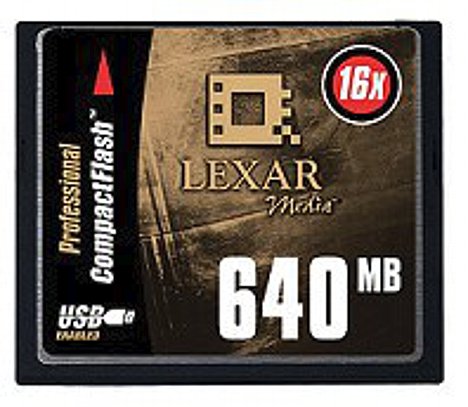 Bild Lexar Hochgeschwindigkeits-Speicherkarte mit 640MByte [Foto: Lexar] [Foto: Foto: Lexar]