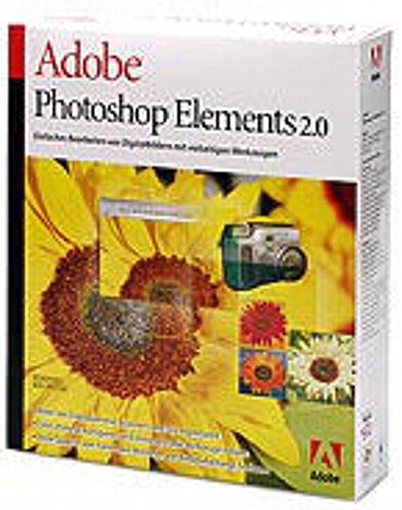 Bild Adobe Photoshop Elements 2.0 [Packshot: MediaNord] [Foto: Packshot: MediaNord]