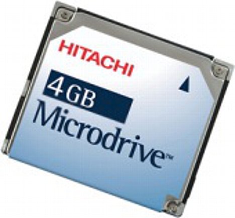 Bild Hitachi Microdrive 4 GByte [Foto: Hitachi] [Foto: Foto: Hitachi]