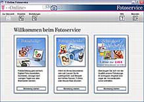 Bild T-Online Fotoservice Software [Screenshot: MediaNord] [Foto: Screenshot: MediaNord]