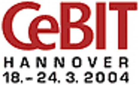 Bild Logo CeBIT 2004 [Foto: Deutsche Messe AG)