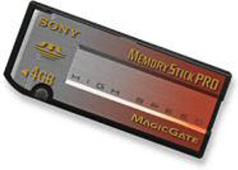 Bild Sony Memory Stick PRO High Speed 4GB [Foto: Sony] [Foto: Foto: Sony]
