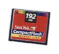 San Disk CompactFlash-Speicherkarte, 192 MByte [Foto: MediaNord] [Foto: Foto: MediaNord]