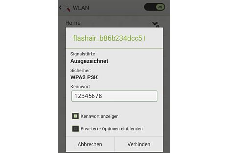Bild Das Defaultpasswort der Toshiba FlashAir WLAN-SD-Karte ist nicht sicher und sollte als erstes geändert werden. [Foto: MediaNord]