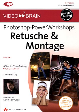 Bild Vorderseite von "Photoshop-PowerWorkshops – Retusche & Montage" [Foto: Foto: MediaNord]