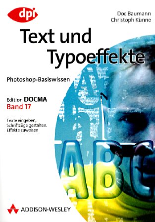 Bild Vorderseite von "Text und Typoeffekte" [Foto: Foto: MediaNord]