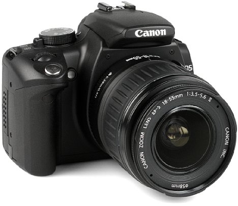 Bild Canon EOS 350D mit 18-55 mm Objektiv [Foto: imaging-one]