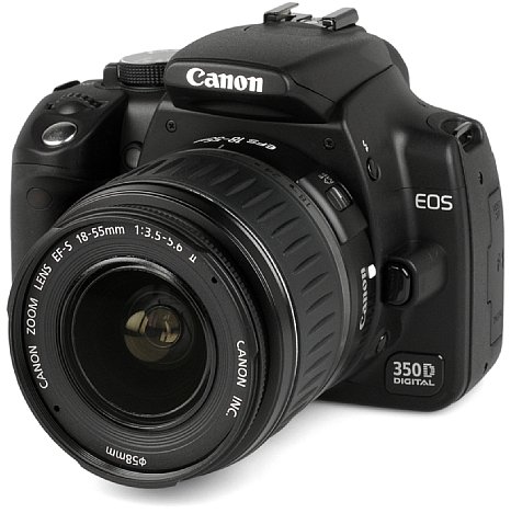 Bild Canon EOS 350D mit 18-55 mm Objektiv [Foto: i1]