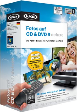 Bild Magix Fotos auf CD & DVD 9 deluxe Sonderedition, Boxversion [Foto: Magix]