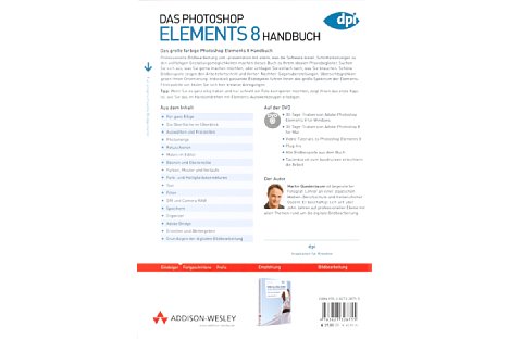 Bild Rückseite von "Das Photoshop Elements 8 Handbuch" [Foto: MediaNord]