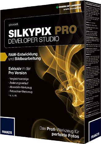 Bild Silkypix Developer Studio Pro, Boxversion [Foto: Franzis Verlag/pixxsel]