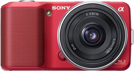 Bild Sony NEX-3 mit 16 mm 2.8 Objektiv [Foto: Sony]