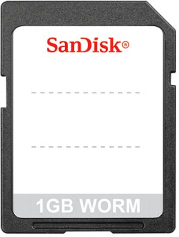 Bild SanDisk SD-Card WORM [Foto: SanDisk]