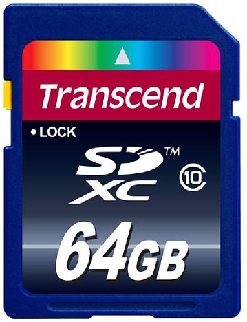 Bild Transcend SDXC-Speicherkarte 64 Gigabytes [Foto: Transcend]