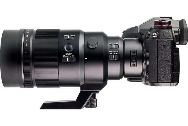 Bild Der DMW-TC20E passt ebenfalls nur an das Panasonic Leica DG Elmarit 200 mm 2.8 Power OIS, besteht aus Metall und ist staub- und spritzwassergeschützt. Die Brennweite verlängert sich bei einer Lichtstärke von F5,6 auf stolze 800 mm Kleinbildäquivalent. [Foto: MediaNord]