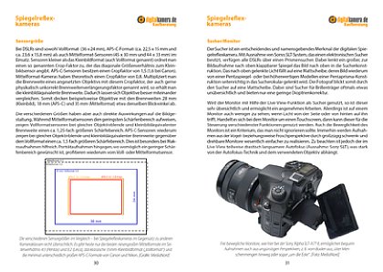 Bild E-Book "Kaufberatung Spiegelreflexkameras" Seite 30-31: Im Kapitel "Worauf beim Kauf achten?" erklären wir die verschiedenen Ausstattungsmerkmale der DSLR-Kameras. [Foto: MediaNord]