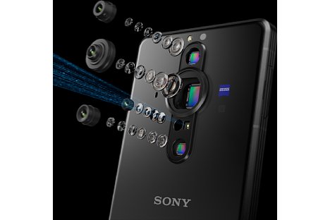 Bild Alle Kameras des Sony Xperia Pro-I besitzt einen aufwendigen optischen Aufbau. [Foto: Sony]