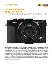 Sony DSC-RX1R Labortest, Seite 1 [Foto: MediaNord]