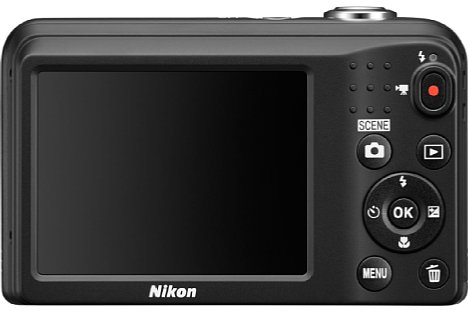 Bild Auf der Rückseite der Nikon Coolpix L29 befindet sich der 230.000 Bildpunkte auflösende 6,9cm-Bildschirm. [Foto: Nikon]