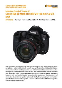Canon EOS 5D Mark III mit EF 24-105 mm 4.0 L IS USM Labortest, Seite 1 [Foto: MediaNord]